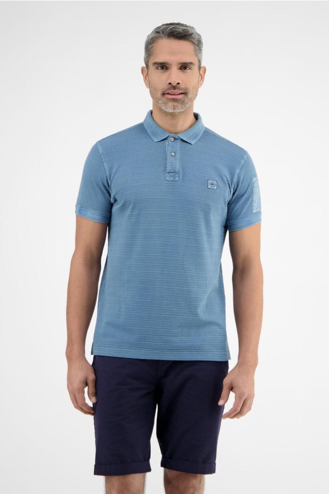 POLOSHIRT MET TONALE STREPEN 2533238 443